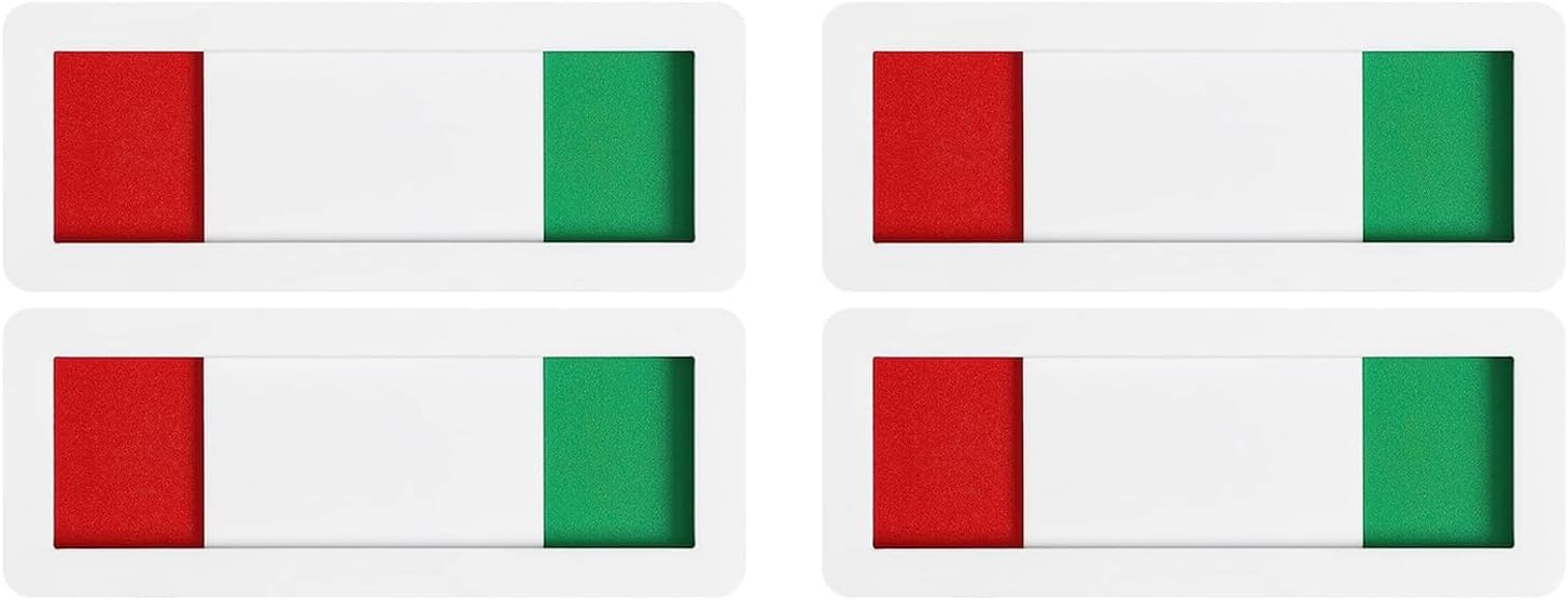 Sliding Status Indicators - RED/GREEN Status - (1.5"x4")