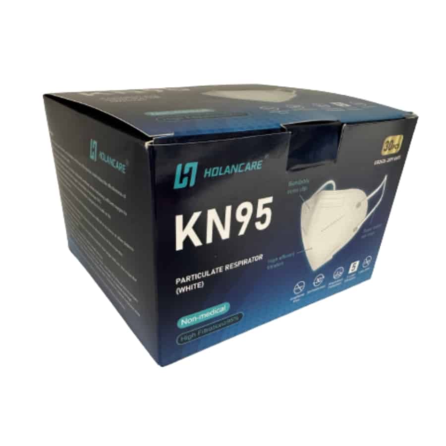 KN95 Respirator (White) Face Masks - Pack of 30
