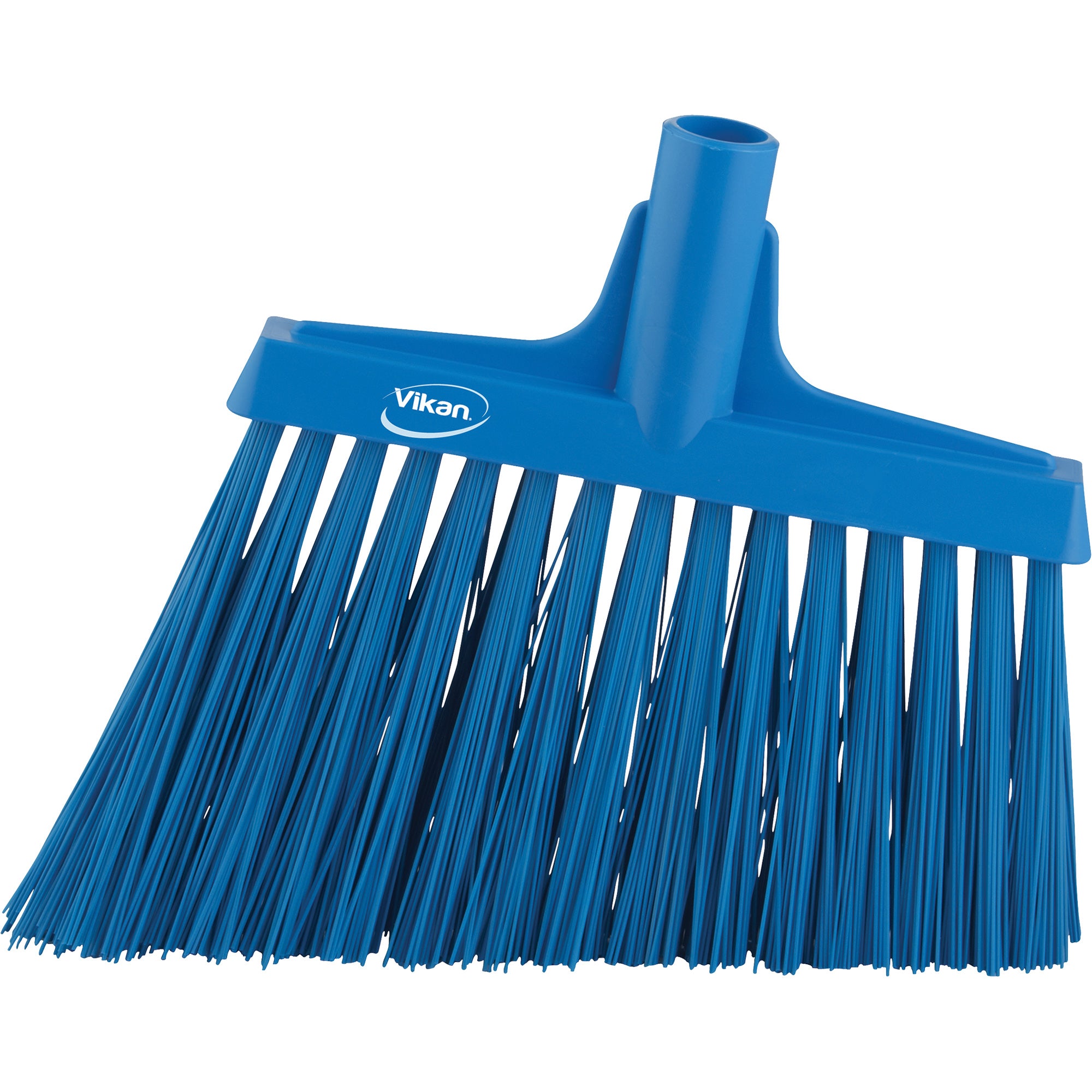 Angled Broom Head, X-Coarse Bristles, 12", Polyester