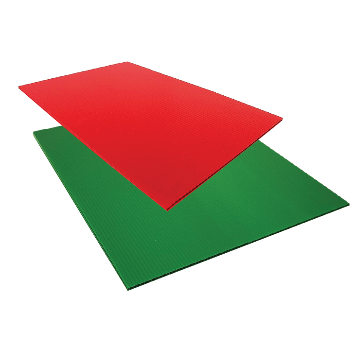 Corrugated Plastic Bin Covers | for KANBAN INVENTORY MANAGEMENT SYSTEM | Red/Green Bin Indicators
