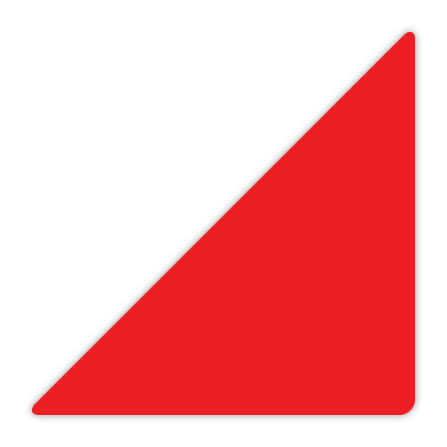 5S/Lean Markers: Large triangle marker - CYANvisuals