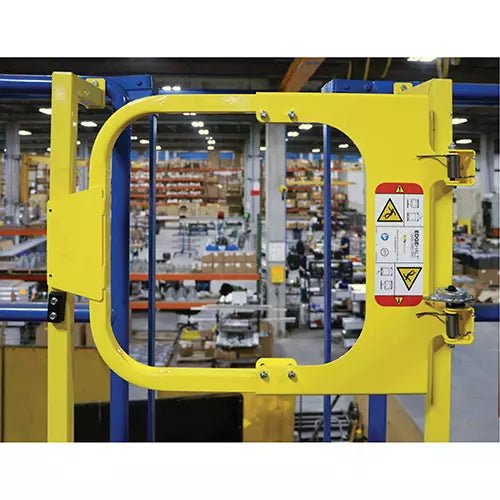 EdgeHalt® Ladder Safety Gate, 20" - 30" W - CYANvisuals