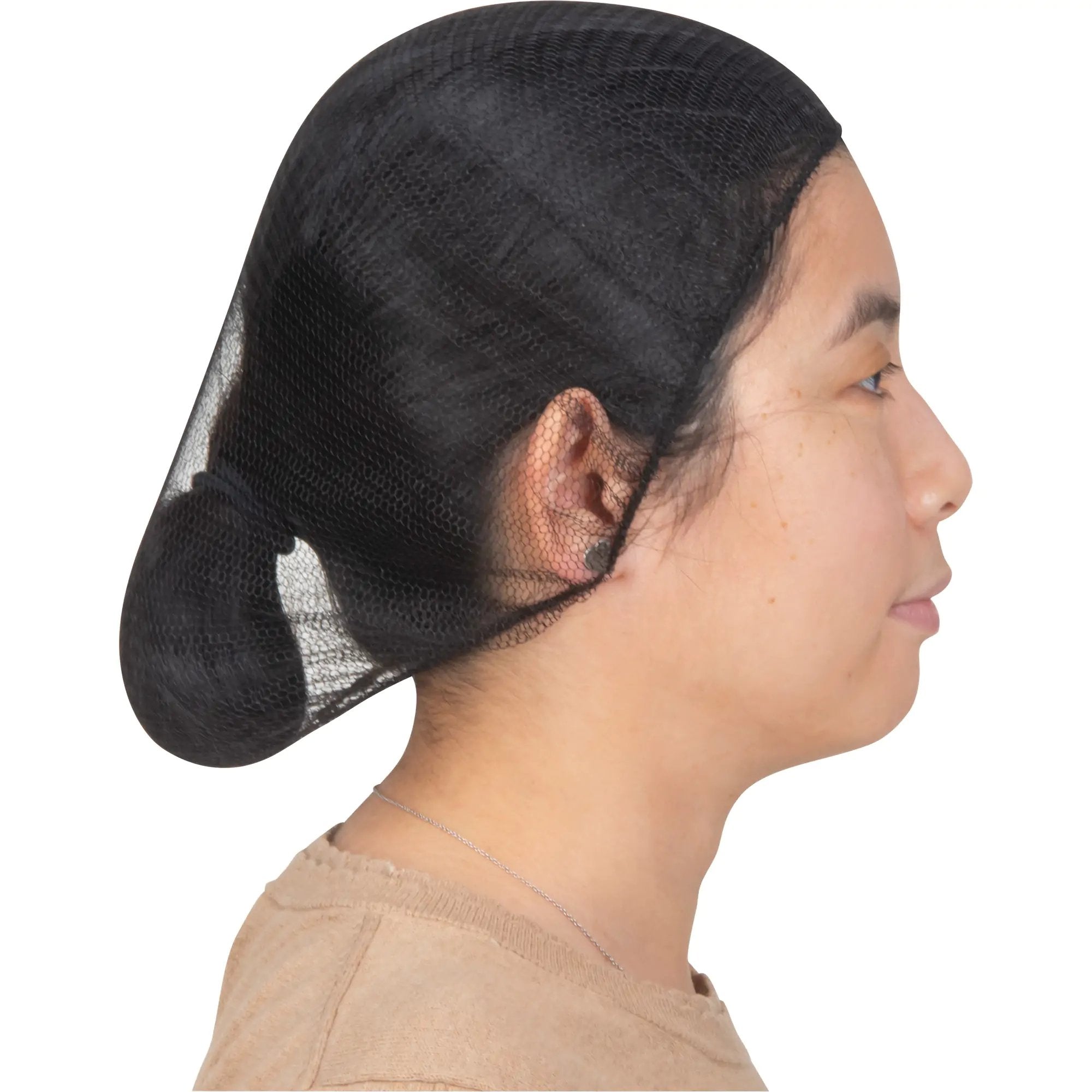 Hair Nets - Nylon, Brown, Pack of 100 - CYANvisuals