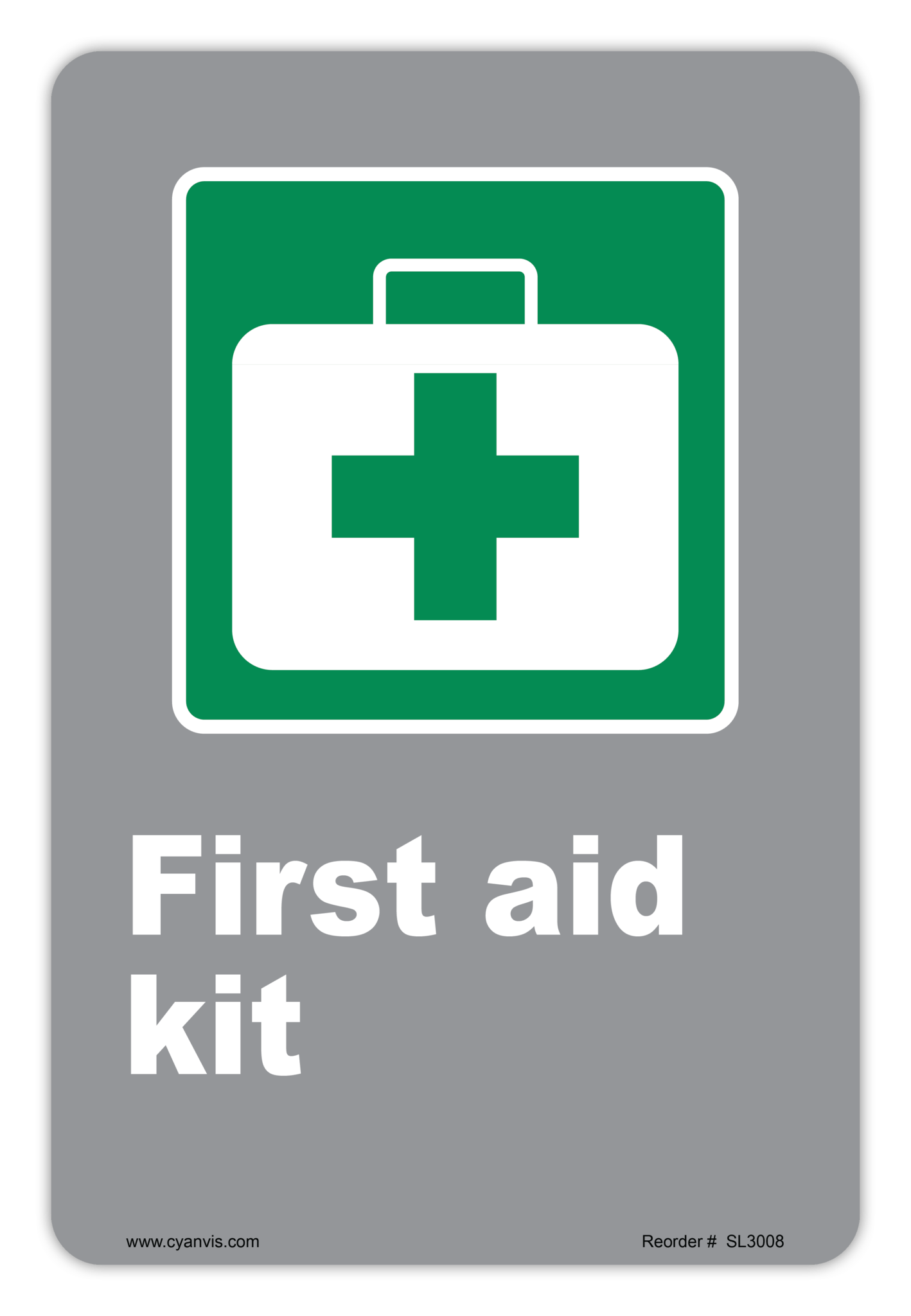Safety Sign: CSA - Information - FIRST AID KIT - CYANvisuals