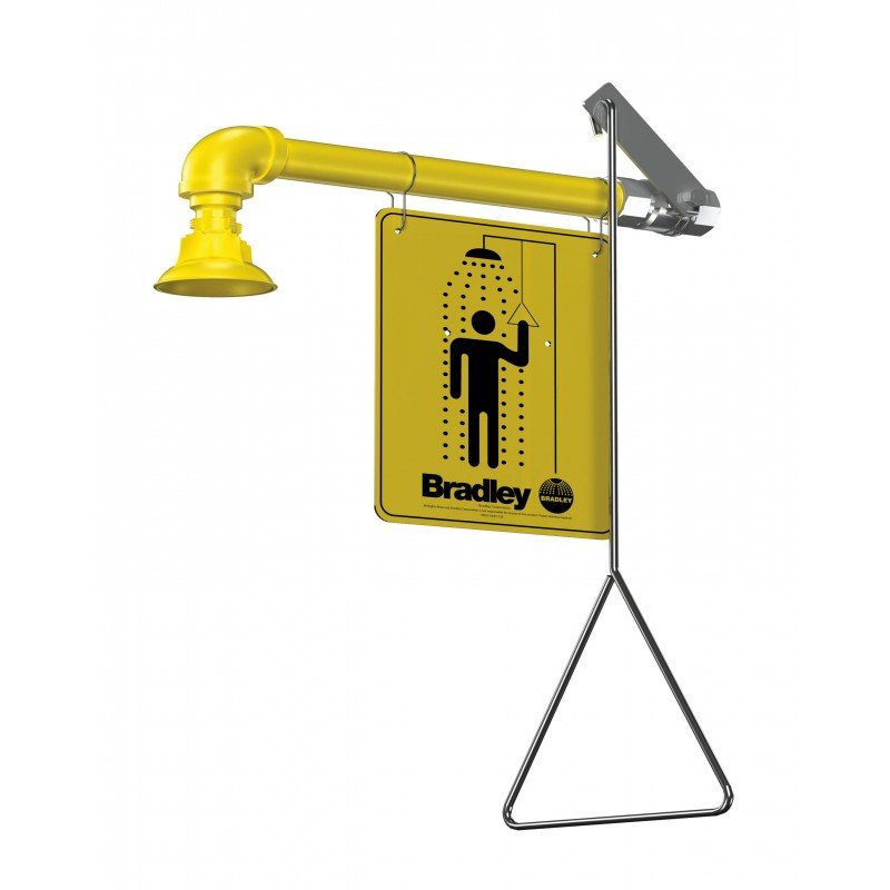 Vertical Supply Emergency Shower Stations - CYANvisuals