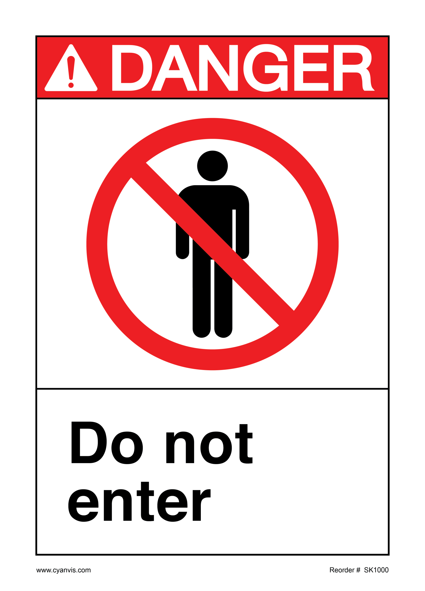 ANSI STANDARD SIGNS