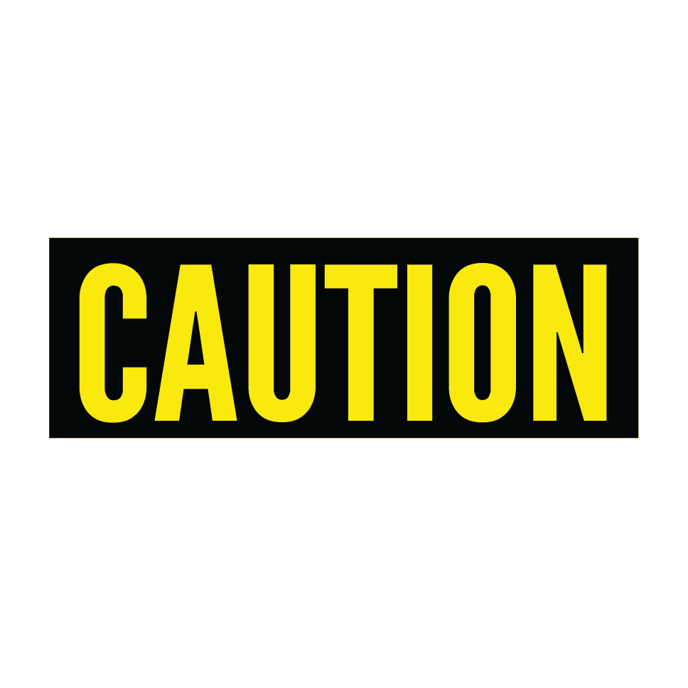 CAUTION SIGNS - CYANvisuals