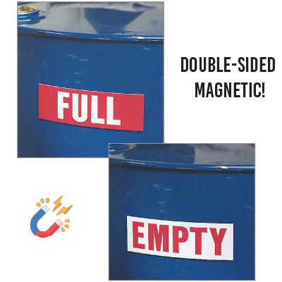 Custom Printed Double-Sided Reversible Dry-Erase Magnets -Two Sided Flip Over Magnets.