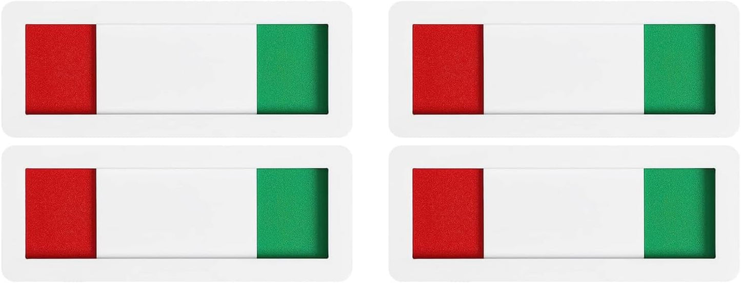 Sliding Status Indicators - RED/GREEN Status - (1.5"x4")