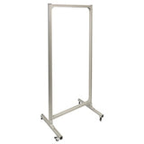 Mobile 5S shadow board stand on locking casters, CYANvisuals