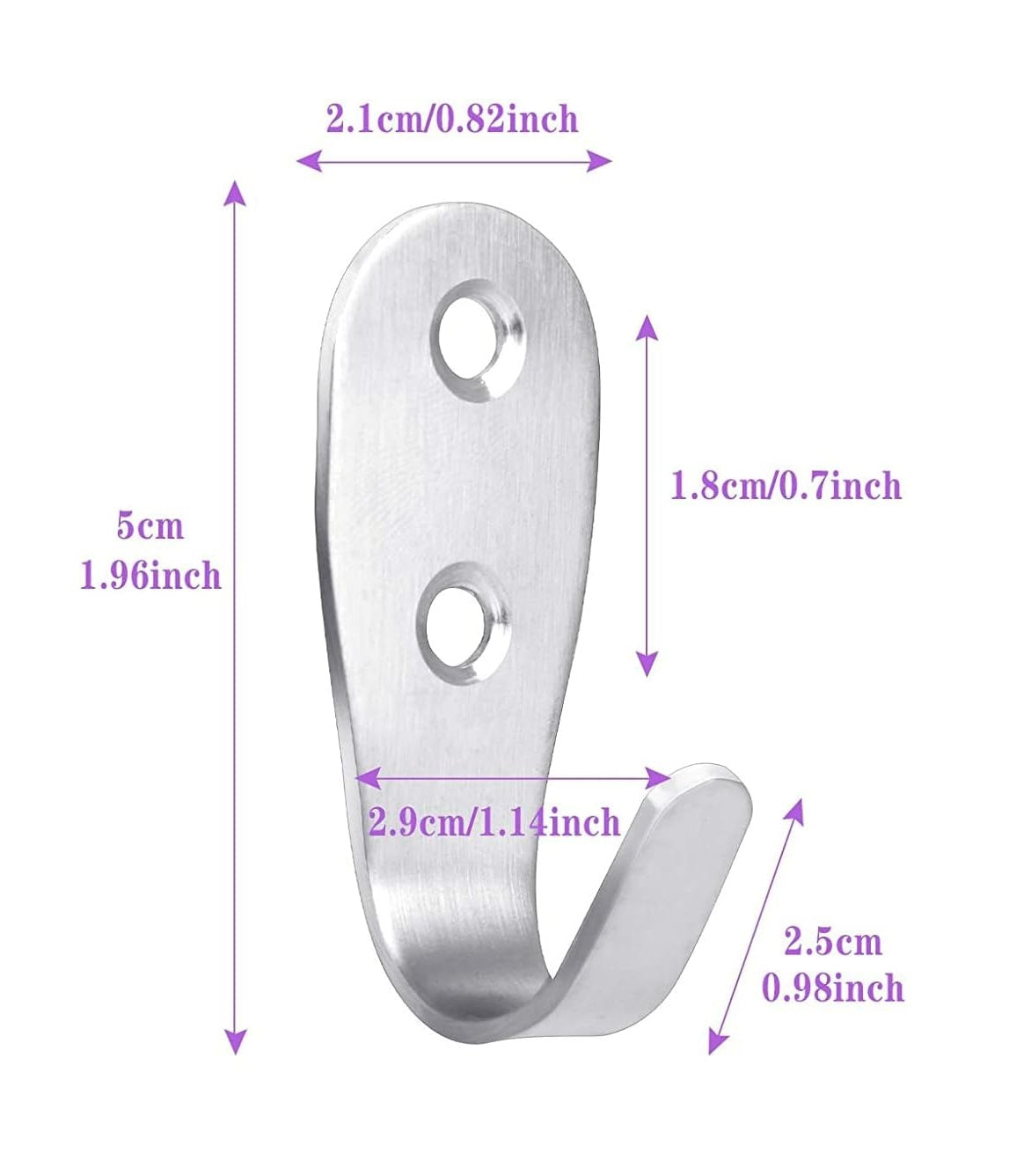 5S Shadow Board Hook - Wall Mounted Hook -  Steel Heavy Duty.