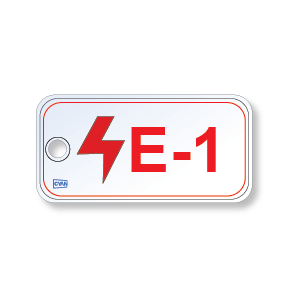 LOTO Energy Source ID Tag - Electrical - Lockout Tagout - CYANvisuals