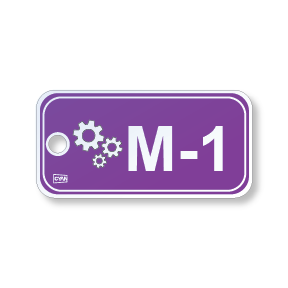 LOTO Energy Source ID Tag - MECHANICAL - Lockout Tagout - CYANvisuals