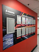 Tableau de l'employé du mois personnalisé 4'x8' avec pelliculage de protection