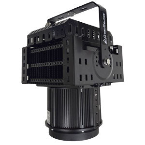 150W three-colour focusable virtual line projector projecting red, green and yellow floor marking lines — CYANvisuals