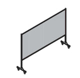 Heavy-Duty Mobile Whiteboard with Rolling Stand | 6-Foot 72-inch T-Slot Aluminum Frame | Free Custom Artwork | Single Sided.