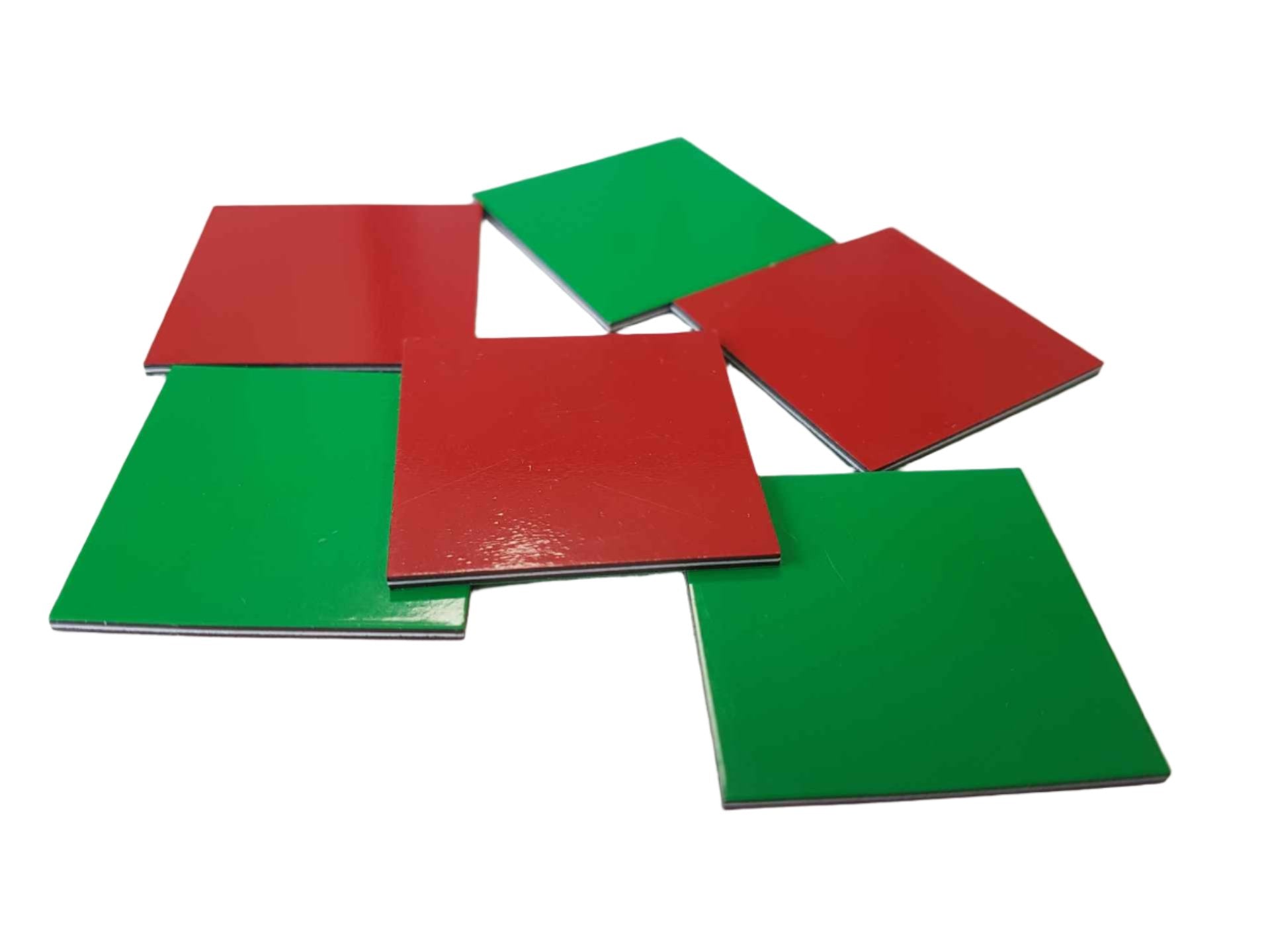 Square Double-Sided Reversible Magnets - Two Sided Flip Over Magnets.