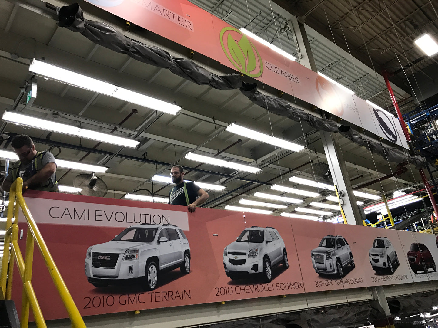 Free Design | Custom Factory Shop Floor Production Line Wayfinding Sig ...