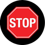 Projected STOP sign gobo for forklift and pedestrian intersections in warehouses — CYANvisuals