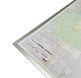 FREE DESIGN | Custom Map Dry Erase Board - Industrial Grade | Non- Magnetic Whiteboard