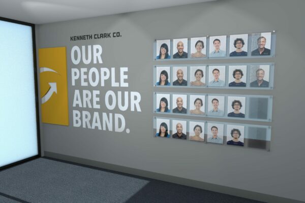 Custom-Printed 4'x8' Employee of the Month Board with Protective Lamination