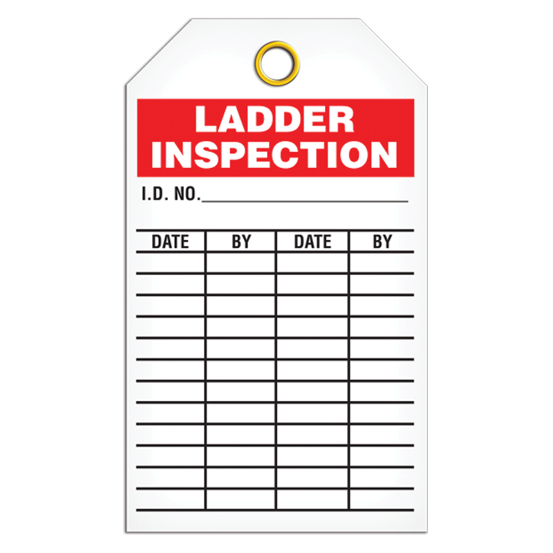 Safety Tag: Ladder Inspection - Pack of 10