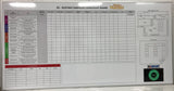 DAILY HUDDLE/ KANBAN - Dry Erase Magnetic Board - Industrial Grade Whiteboard (Custom Printed & Free Design Included) - CYANvisuals
