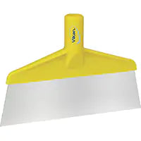 Stainless Steel Floor Scraper, Yellow, 10-1/4" W x 7" L
