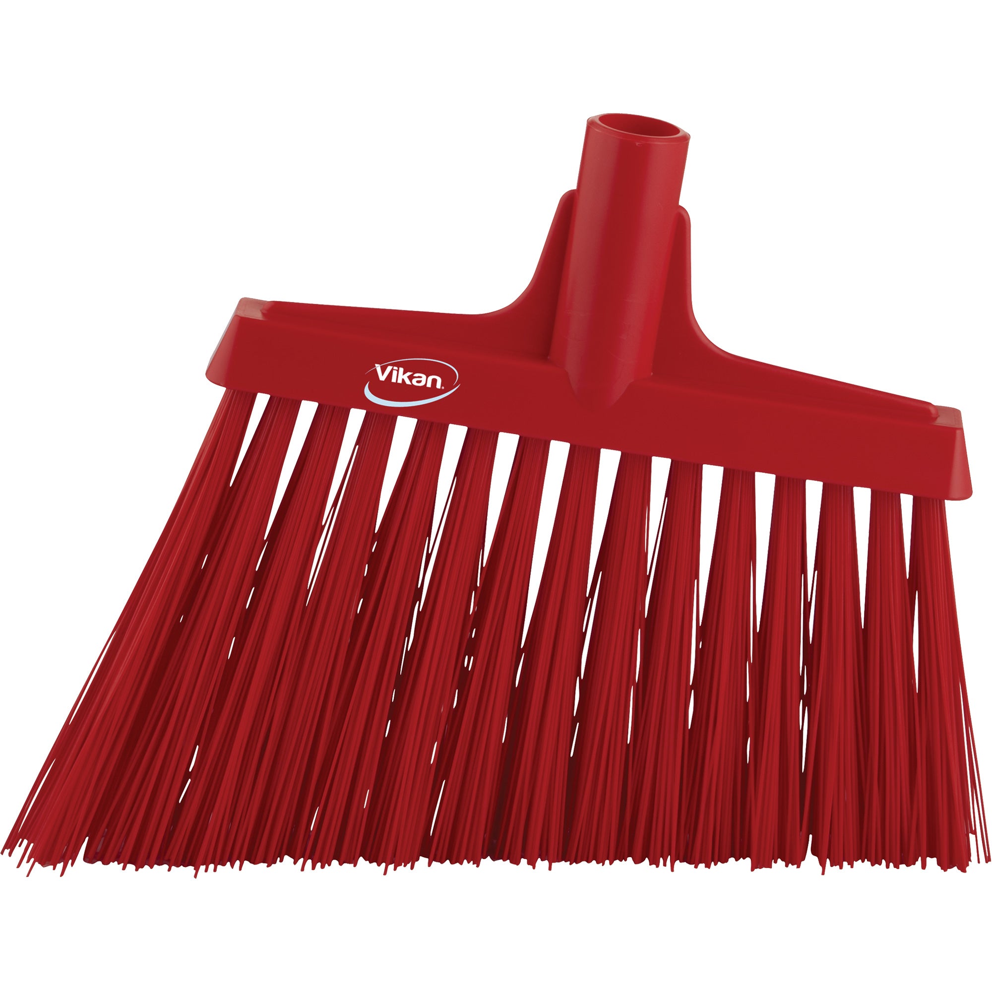 Angled Broom Head, X-Coarse Bristles, 12", Polyester