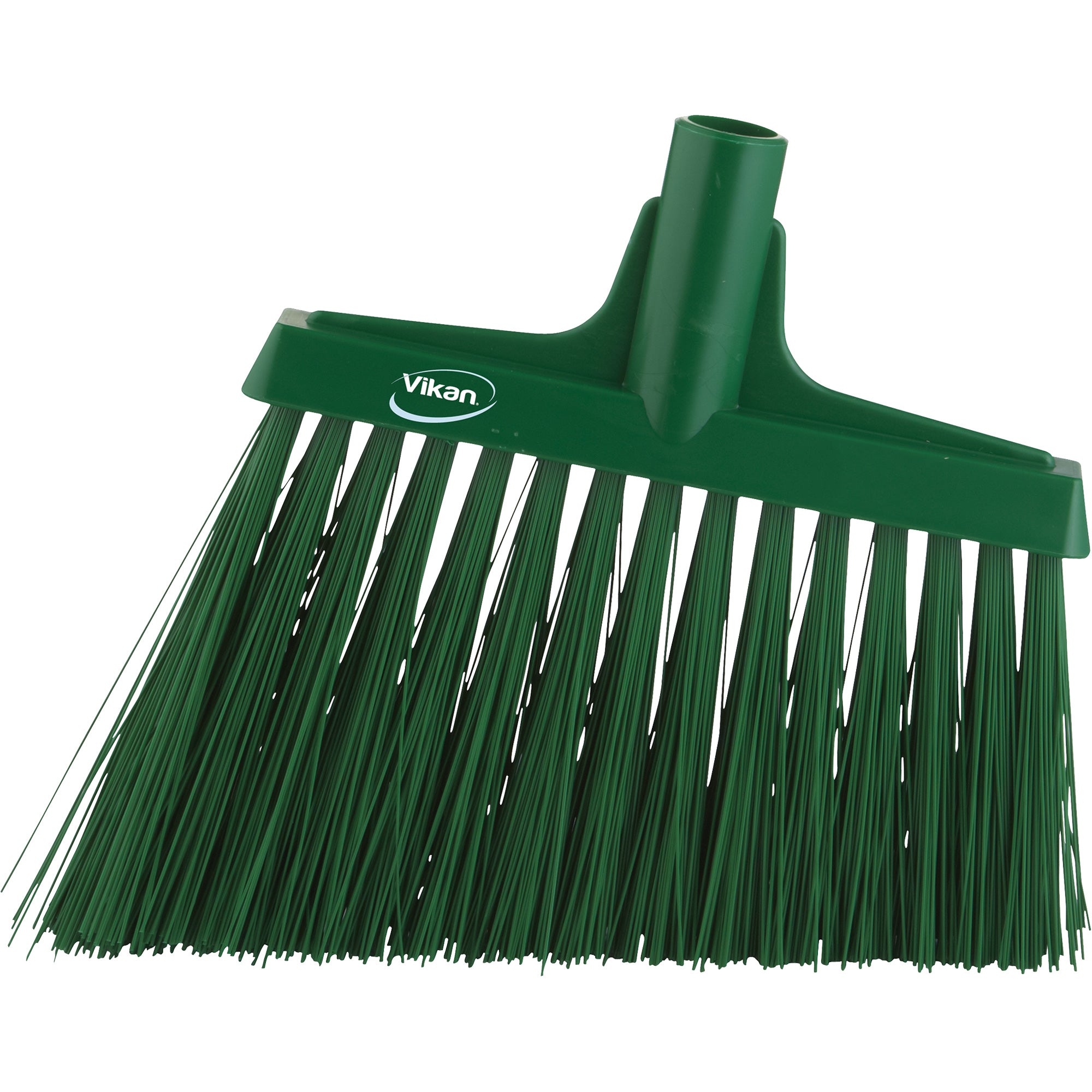 Angled Broom Head, X-Coarse Bristles, 12", Polyester