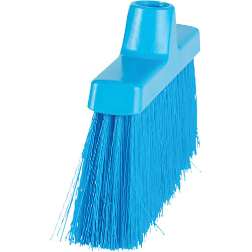 ColorCore Angle Head Broom, Medium Bristles, 10", Polypropylene, Blue