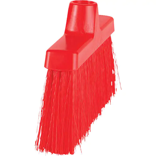 ColorCore Angle Head Broom, Medium Bristles, 10", Polypropylene, Red