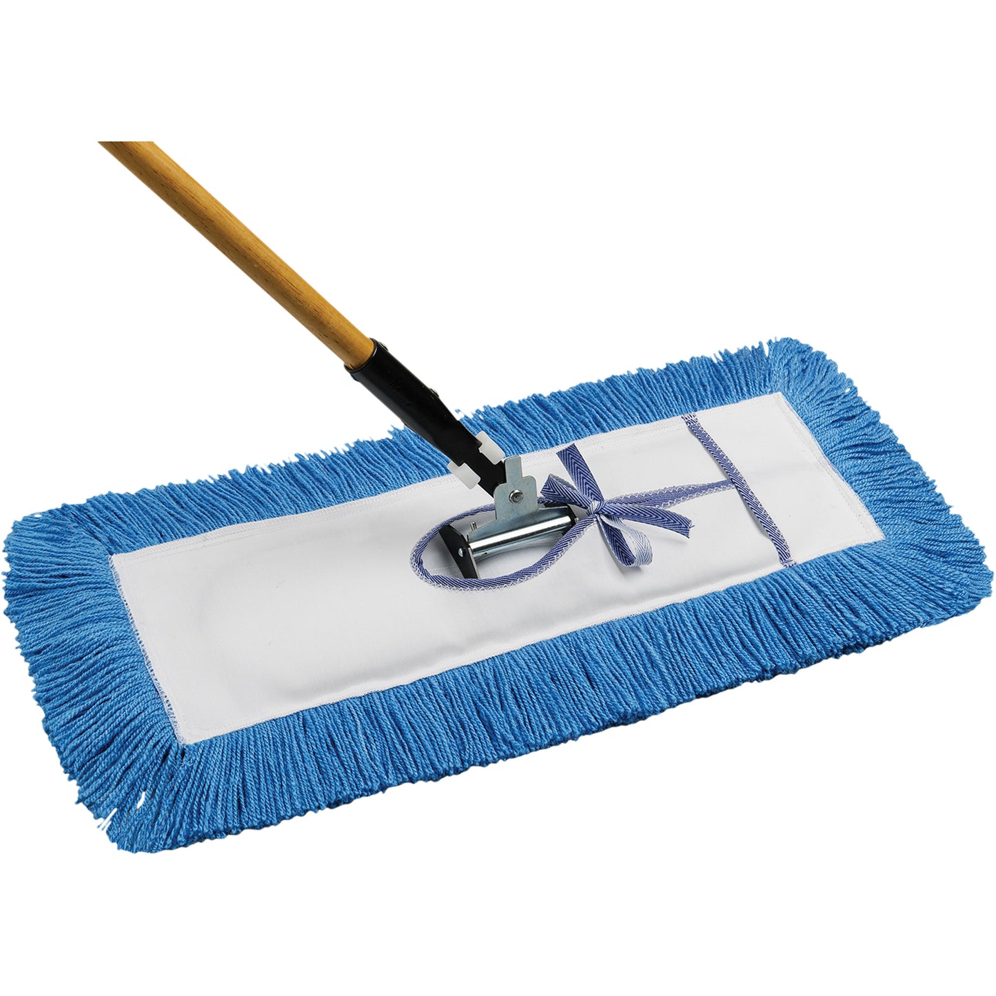 Static-H Dust Mop with Handle, Tie-On Style, Nylon, 48" L x 5" W