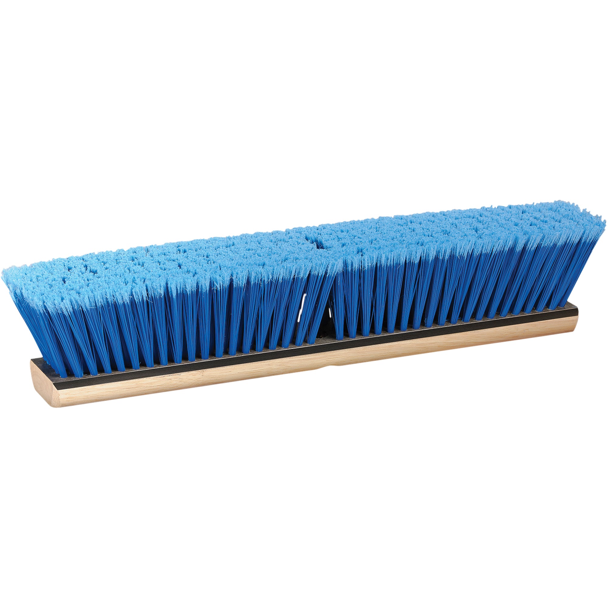 Flagged Push Broom Head, Fine, PVC Bristles