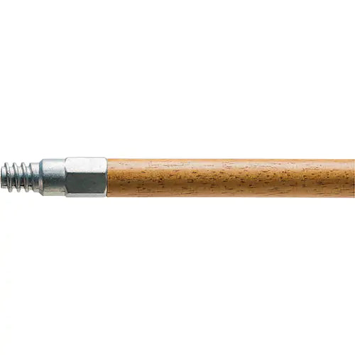 Handle with Metal Tip, Wood, ACME Threaded Tip, 15/16" Diameter, 54" Length
