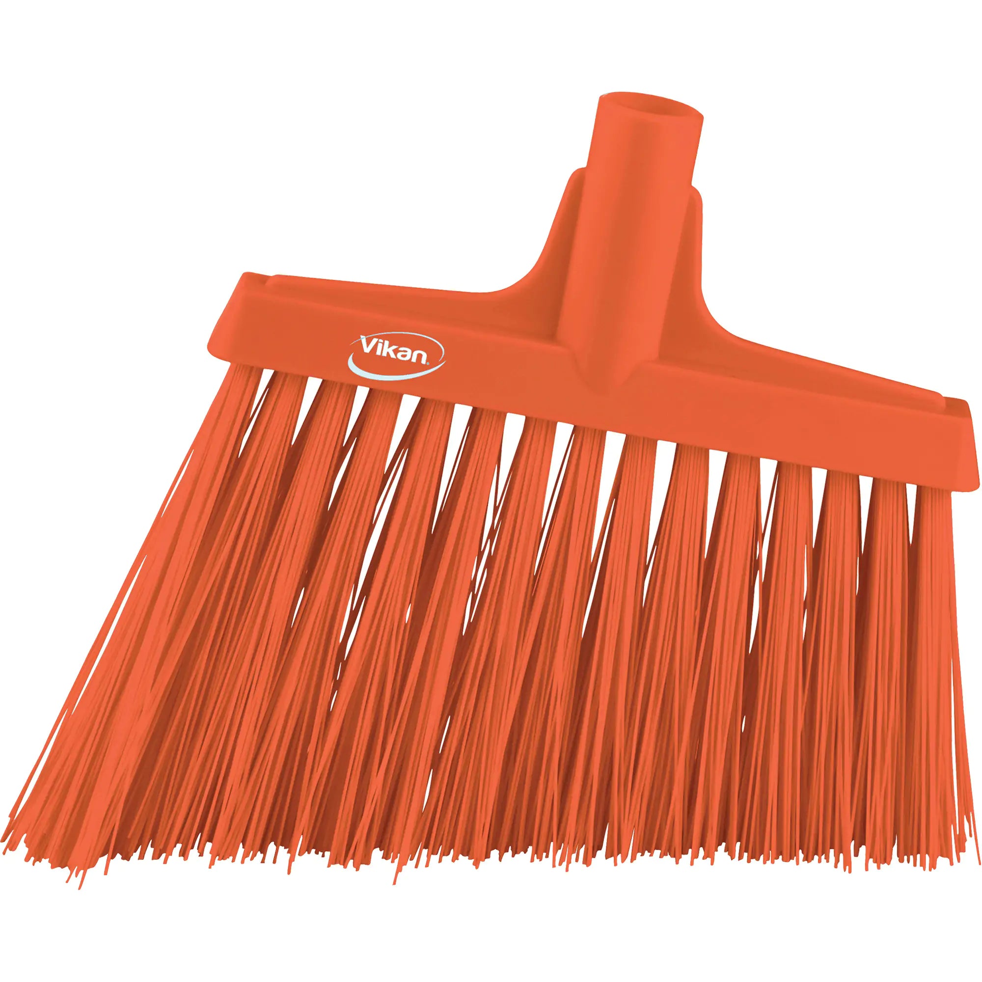 Angled Broom Head, X-Coarse Bristles, 12", Polyester