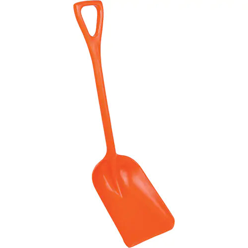 Safety Shovels - Hygienic Shovels (One-Piece), 14" x 17" Blade, 42" Length, Plastic,