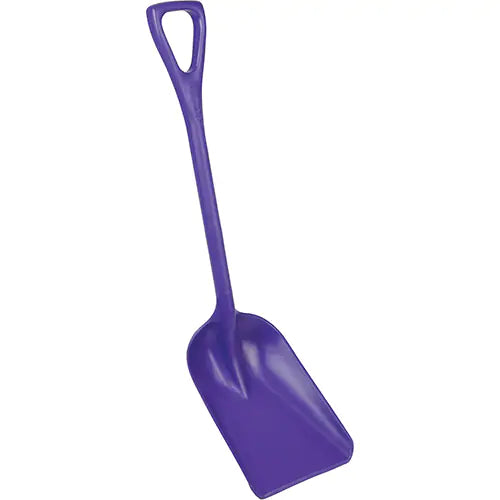 Safety Shovels - Hygienic Shovels (One-Piece), 14" x 17" Blade, 42" Length, Plastic,