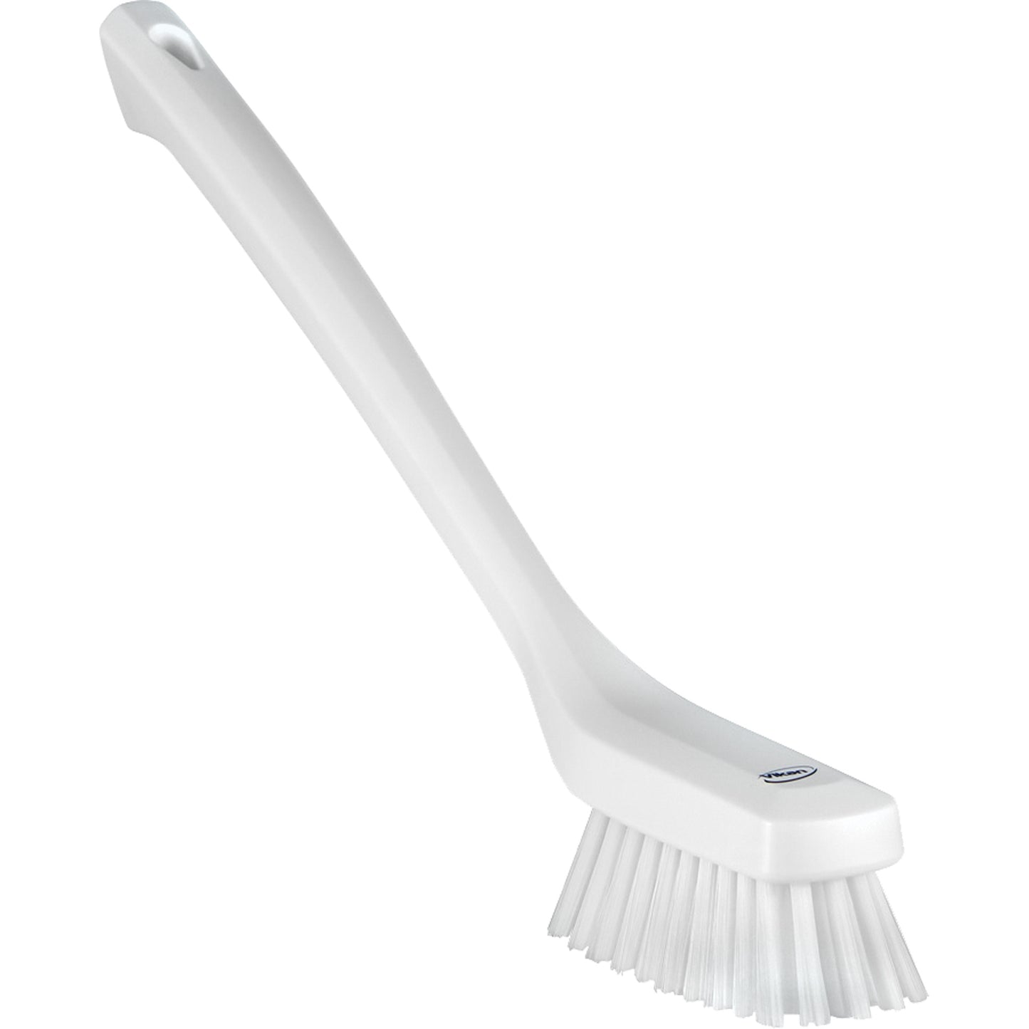 Narrow Long-Handle Cleaning Brush, Stiff Bristles, Color-Coded, Food Grade, 16-1/2" Long