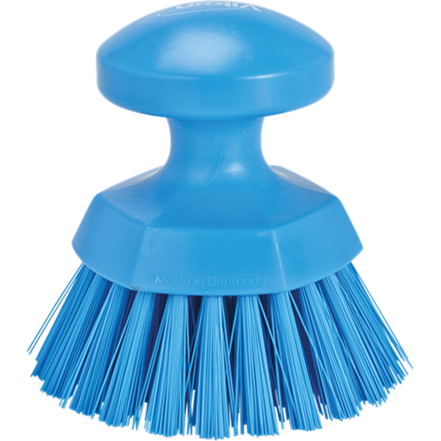 Round Hand Brush, Stiff Bristles, Color-Coded, Food Grade, 5" Long