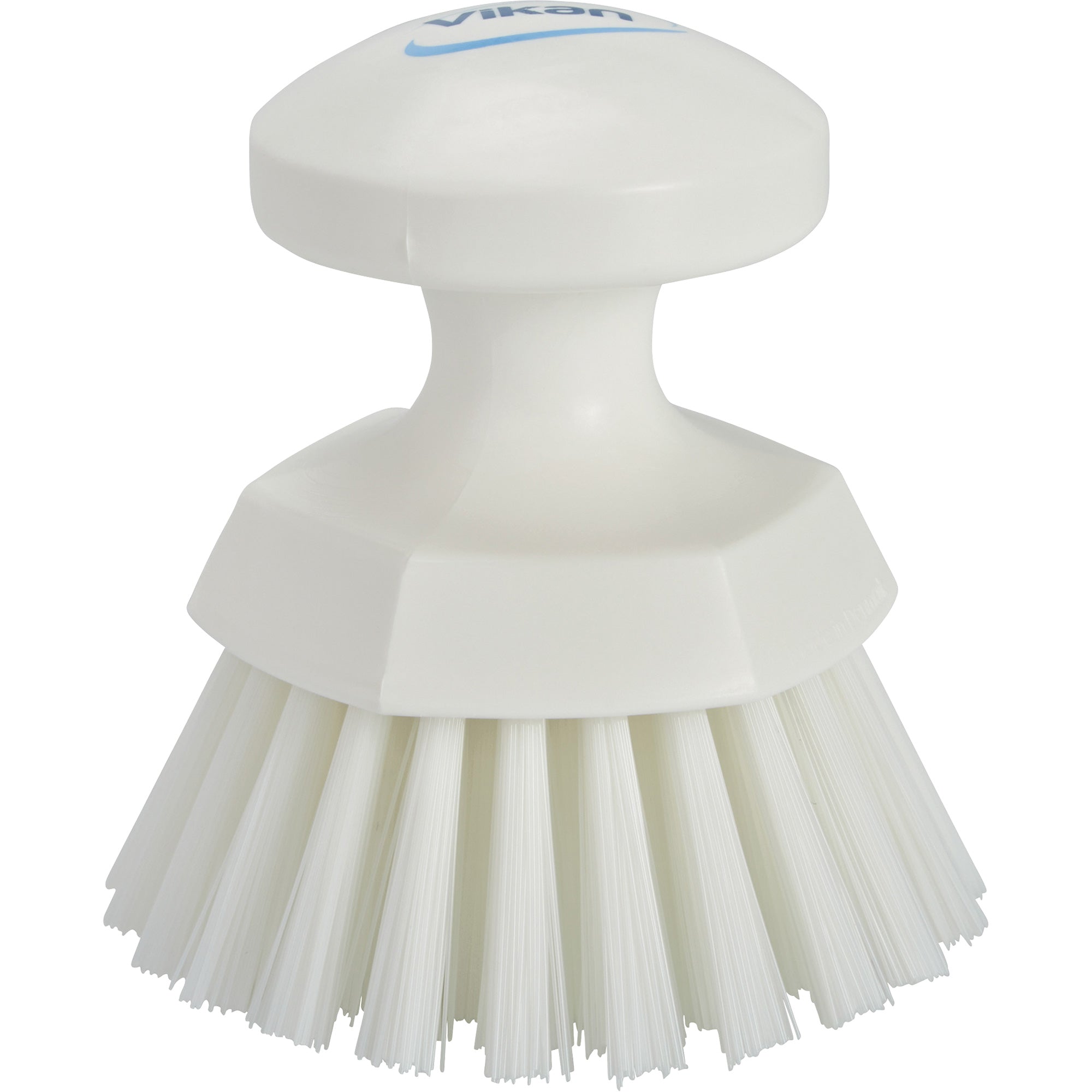 Round Hand Brush, Stiff Bristles, Color-Coded, Food Grade, 5" Long