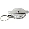 KEY-BAK™ Self Retracting Key Chains, Chrome, 48" Cable, Mounting Bracket Attachment