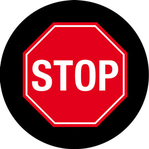 Stop Sigh Artwork (Glass Gobo) for Virtual Sign Projectors - All Way 4 Way 3 Way 2 Way 1 Way Stop Sign