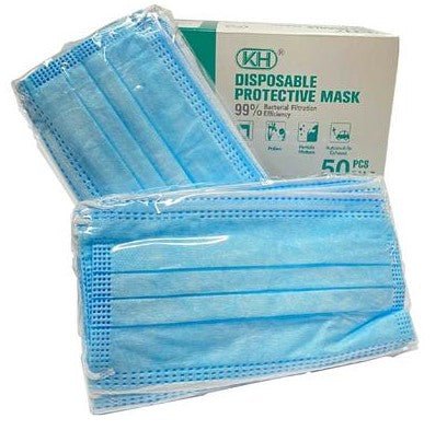 3-Ply Disposable Face Masks - Non-Medical (Box of 50) - CYANvisuals
