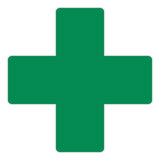 5S/Lean Markers: Cross, X (Pack of 12) - CYANvisuals