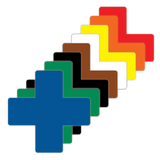 5S/Lean Markers: Cross, X (Pack of 12) - CYANvisuals