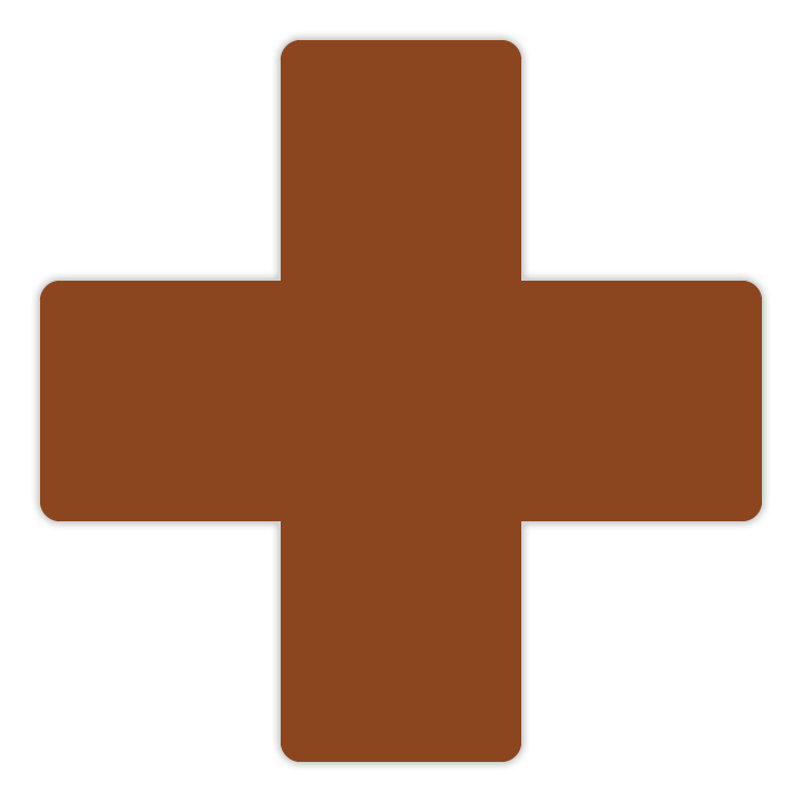 5S/Lean Markers: Cross, X (Pack of 12) - CYANvisuals