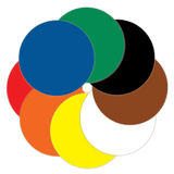 5S/Lean Markers: Large circle marker - CYANvisuals