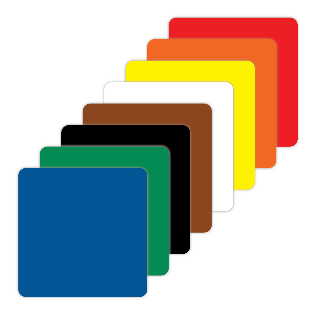 5S/Lean Markers: Large square marker - CYANvisuals