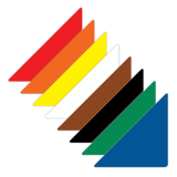 5S/Lean Markers: Large triangle marker - CYANvisuals
